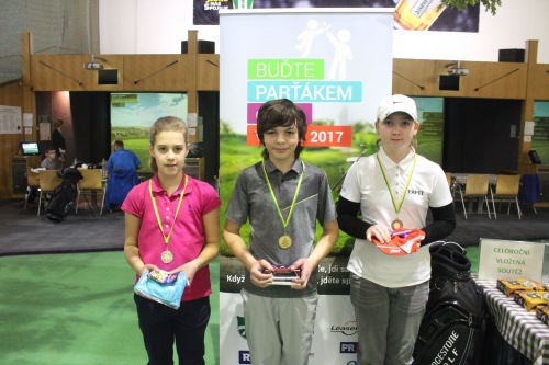 Junior and Kids Cup Winter Tour - 4. kolo - Golf Club Erpet Praha 14.1.2017